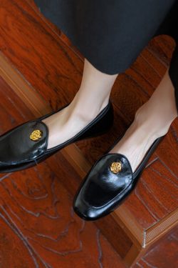 Italian-Style Chunky-Heeled Slip-On Shoes - 2 cm Soft-Soled Comfortable Footwear for All Occasions