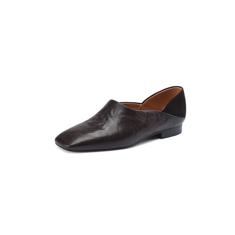 Italian-Style Genuine Leather Retro Soft-Soled Shoes - Comfortable 2 cm Heel, Fashionable and Versatile Footwear for All Occasions Italian-Style Genuine Leather Retro Soft-Soled Shoes - Comfortable 2 cm Heel, Fashionable and Versatile Footwear for All Occasions