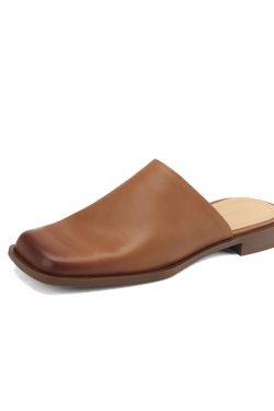 Italian-Style Soft Sole Leather Flats - 2.5 cm Square Toe, Ultra Soft Comfort for All-Day Wear