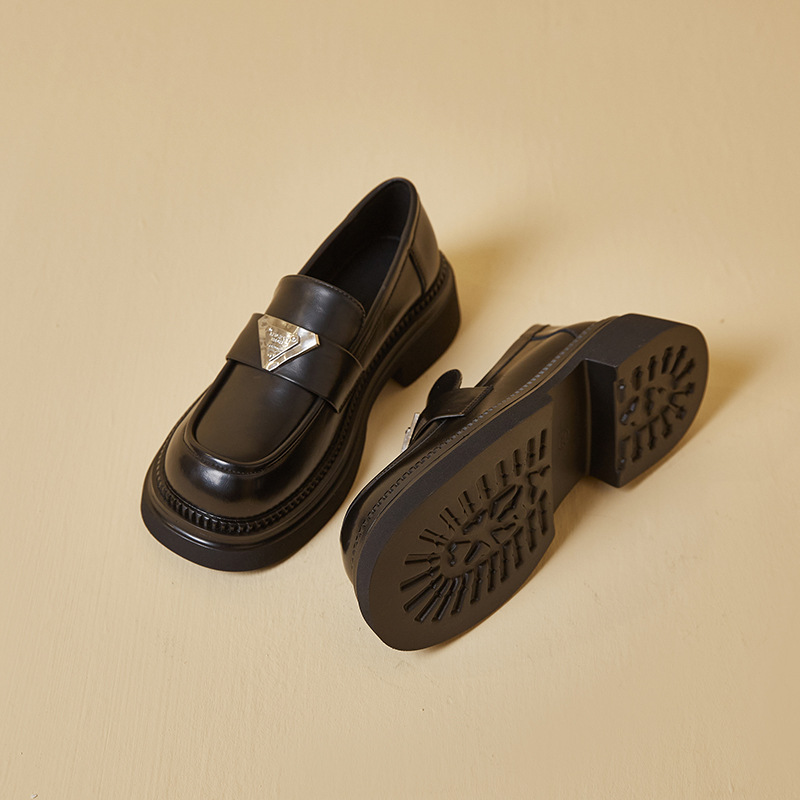 Italian-Style Soft-Soled 4.5 cm Thick-Soled Genuine Leather Loafers for Women - Non-Fatiguing Comfort 2024 Italian-Style Soft-Soled 4.5 cm Thick-Soled Genuine Leather Loafers for Women - Non-Fatiguing Comfort 2024