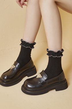 Italian-Style Soft-Soled 4.5 cm Thick-Soled Genuine Leather Loafers for Women - Non-Fatiguing Comfort 2024