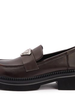 Italian-Style Soft-Soled 4.5 cm Thick-Soled Genuine Leather Loafers for Women - Non-Fatiguing Comfort 2024