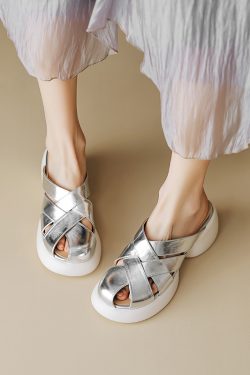 Italian-Style Soft-Soled Women's Sheepskin Slippers - Non-Fatiguing Thick Sole, Full Leather, Cozy Comfort