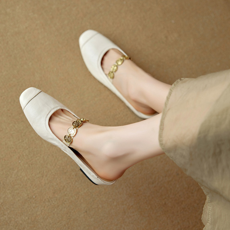 Italian Ultra-Soft Lambskin Open-Toe Half Slippers for Women - 2025 Summer One-Strap Sandals, Chic and Comfortable Footwear Italian Ultra-Soft Lambskin Open-Toe Half Slippers for Women - 2025 Summer One-Strap Sandals, Chic and Comfortable Footwear