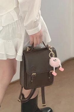 Japanese JK Uniform Bag - Retro British Style Small Handbag & Backpack for Y2K Aesthetic, Niche Design Shoulder Bag