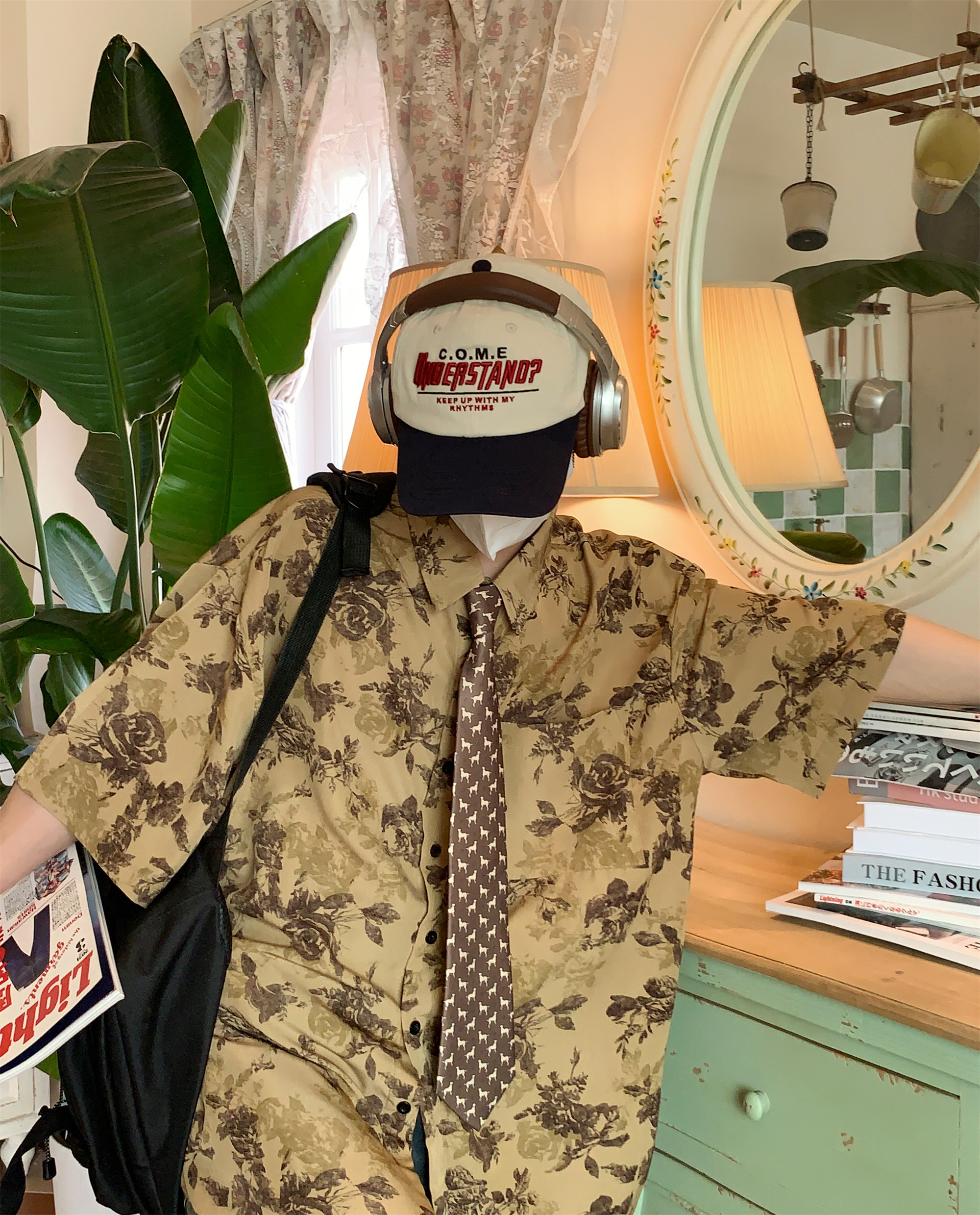 Japanese Retro Floral Print Short Sleeve Shirt - Summer Chic Hong Kong Style Casual Top for Effortless Y2K Fashion Japanese Retro Floral Print Short Sleeve Shirt - Summer Chic Hong Kong Style Casual Top for Effortless Y2K Fashion