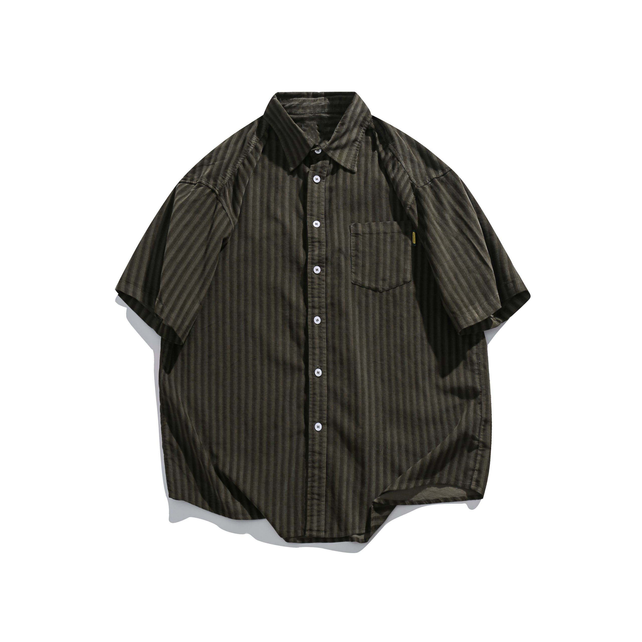 Japanese Retro Harajuku Striped Short Sleeve Shirt for Men and Women - Loose Boyfriend Style Summer Fashion Top Japanese Retro Harajuku Striped Short Sleeve Shirt for Men and Women - Loose Boyfriend Style Summer Fashion Top