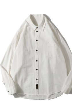 Japanese Retro Loose-Fitting Short-Sleeve Shirt for Men - Summer Trendy Fashion, Hong Kong Style, 90s Inspired Casual Wear