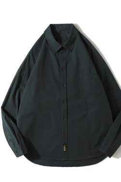 Japanese Retro Loose-Fitting Short-Sleeve Shirt for Men - Summer Trendy Fashion, Hong Kong Style, 90s Inspired Casual Wear