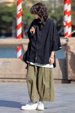 Japanese Retro Loose-Fitting Short-Sleeve Shirt for Men - Summer Trendy Fashion, Hong Kong Style, 90s Inspired Casual Wear