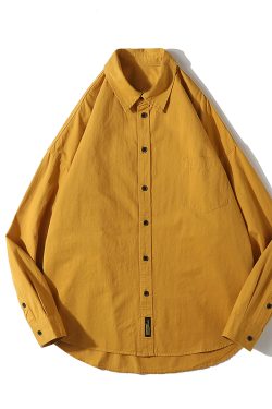 Japanese Retro Loose-Fitting Short-Sleeve Shirt for Men - Summer Trendy Fashion, Hong Kong Style, 90s Inspired Casual Wear