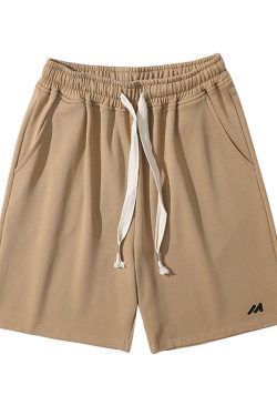 Japanese Retro Loose Five-Point Shorts for Men and Women - Casual Hong Kong Style Summer Shorts