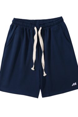 Japanese Retro Loose Five-Point Shorts for Men and Women - Casual Hong Kong Style Summer Shorts