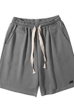 Japanese Retro Loose Five-Point Shorts for Men and Women - Casual Hong Kong Style Summer Shorts