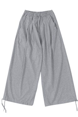 Japanese Retro Loose Sweatpants for Men and Women - Simple Versatile Straight-Leg Drawstring Harem Pants, Spring Fashion