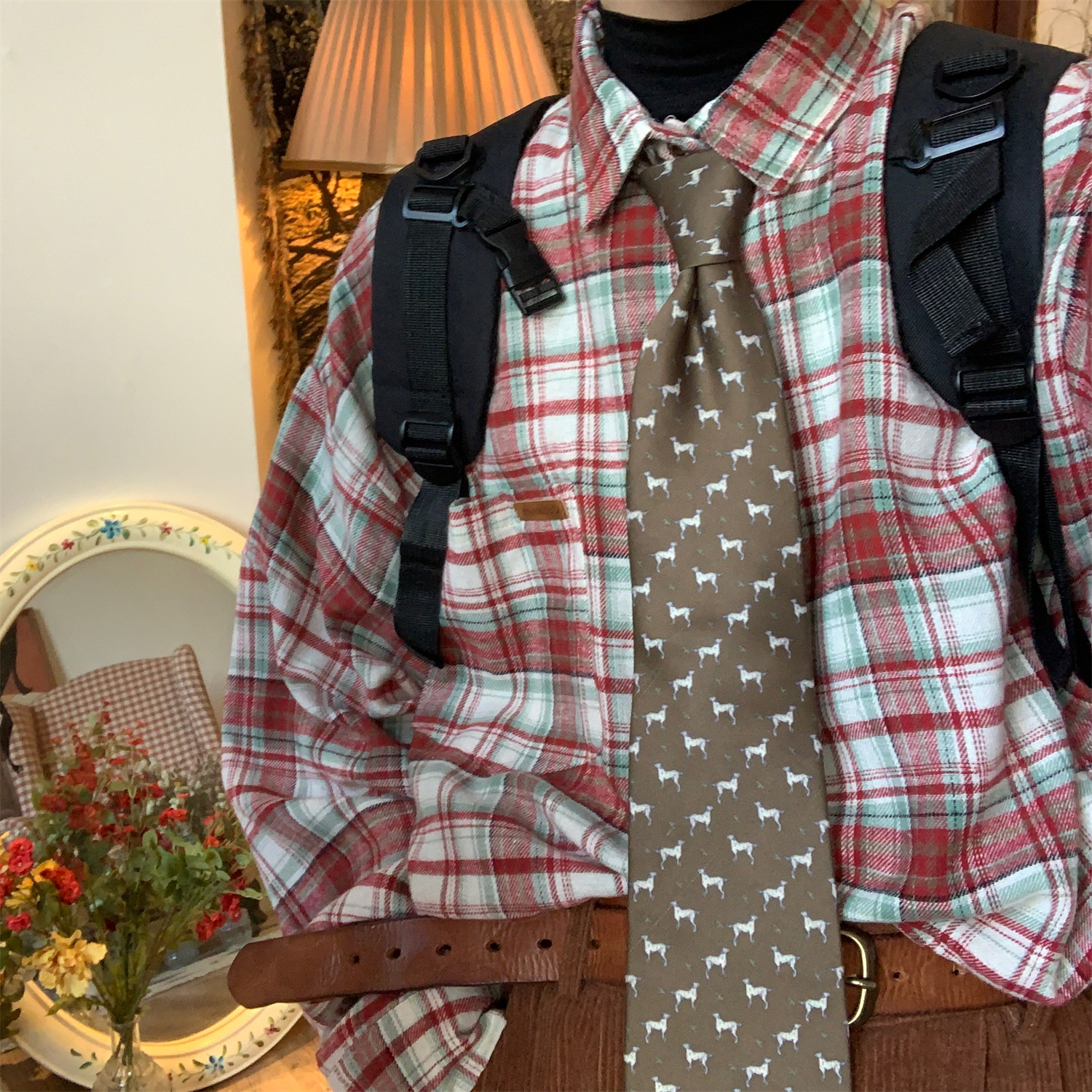 Japanese Retro Plaid Short Sleeve Shirt for Men and Women, Summer Loose Checkered Half Sleeve Top, Versatile 90s Style Fashion Japanese Retro Plaid Short Sleeve Shirt for Men and Women, Summer Loose Checkered Half Sleeve Top, Versatile 90s Style Fashion