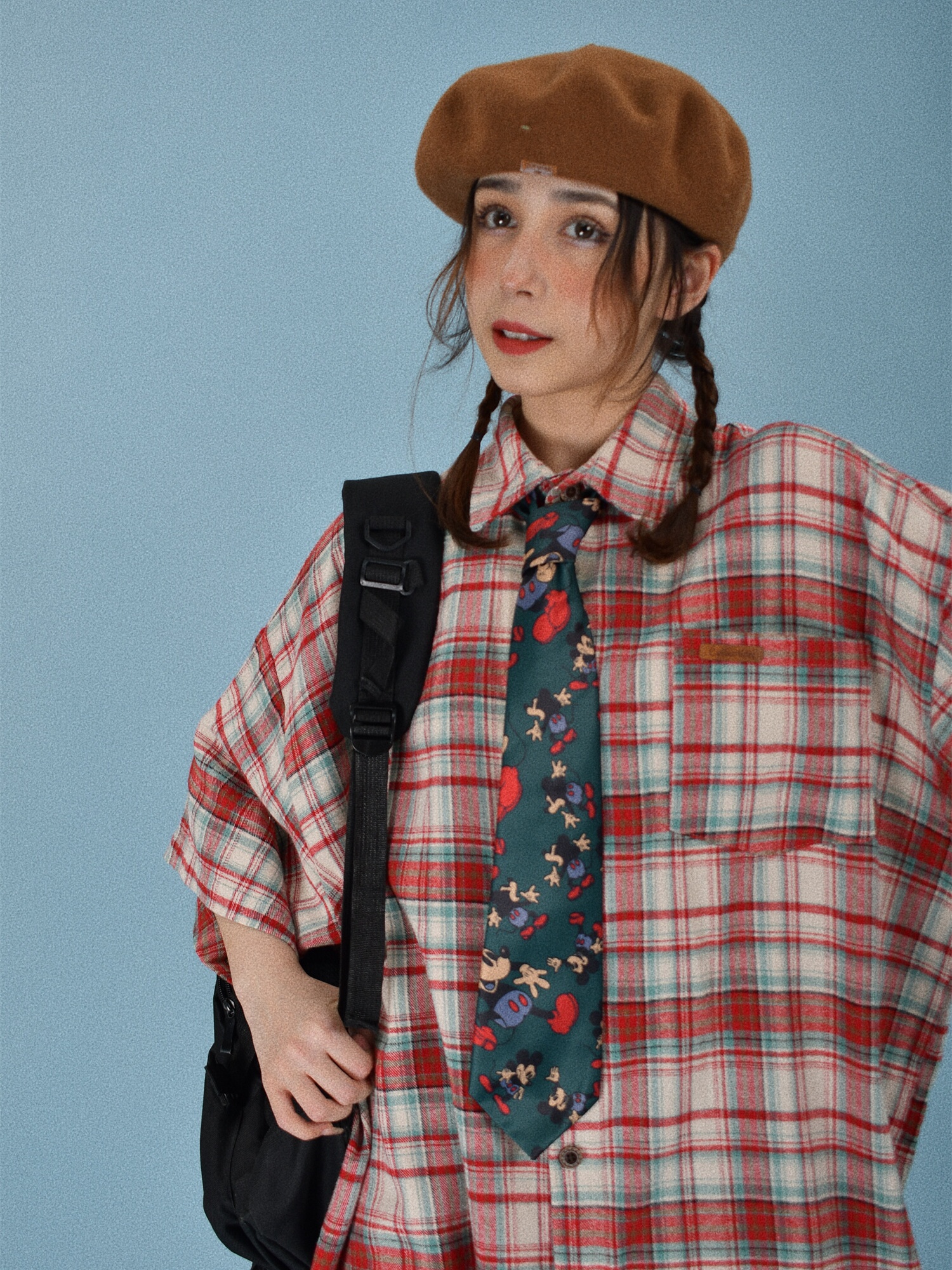 Japanese Retro Plaid Short Sleeve Shirt for Men and Women, Summer Versatile Loose Checkered Half Sleeve Top - Y2K Style Japanese Retro Plaid Short Sleeve Shirt for Men and Women, Summer Versatile Loose Checkered Half Sleeve Top - Y2K Style