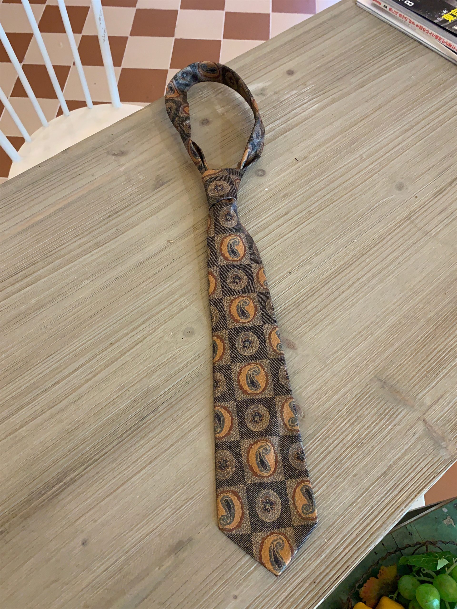 Japanese Retro Wide Bow Tie with Trendy Cartoon Print - Handmade Vintage Casual Korean Style Accessory Japanese Retro Wide Bow Tie with Trendy Cartoon Print - Handmade Vintage Casual Korean Style Accessory