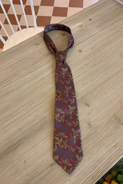 Japanese Retro Wide Bow Tie with Trendy Cartoon Print - Handmade Vintage Casual Korean Style Accessory