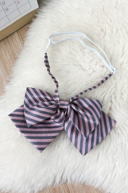 Japanese School Uniform Bow Tie Decoration for Women - Pudding Bear Original JK Style Non-Iron Shirt Accessory