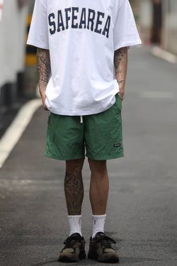 Japanese-Style Candy Color Sports Shorts for Men & Women - Lightweight Quick-Dry Summer Beach Shorts, Loose Fit Five-Point Design