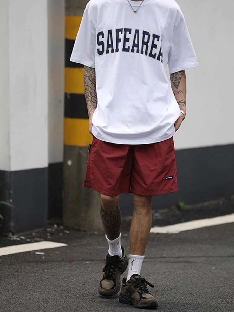 Japanese-Style Candy Color Sports Shorts for Men & Women - Lightweight Quick-Dry Summer Beach Shorts, Loose Fit Five-Point Design Japanese-Style Candy Color Sports Shorts for Men & Women - Lightweight Quick-Dry Summer Beach Shorts, Loose Fit Five-Point Design