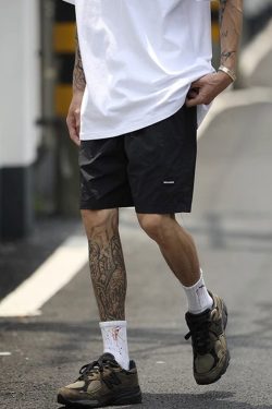 Japanese-Style Candy Color Sports Shorts for Men & Women - Lightweight Quick-Dry Summer Beach Shorts, Loose Fit Five-Point Design