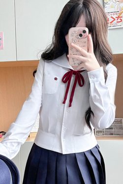 Japanese Style College Wind Uniform Set - Women's Spring JK Jacket with Pudding Bear Design - Cute and Trendy Outfit for Y2K Fashion Lovers