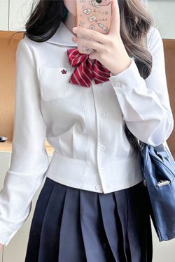 Japanese Style College Wind Uniform Set - Women's Spring JK Jacket with Pudding Bear Design - Cute and Trendy Outfit for Y2K Fashion Lovers