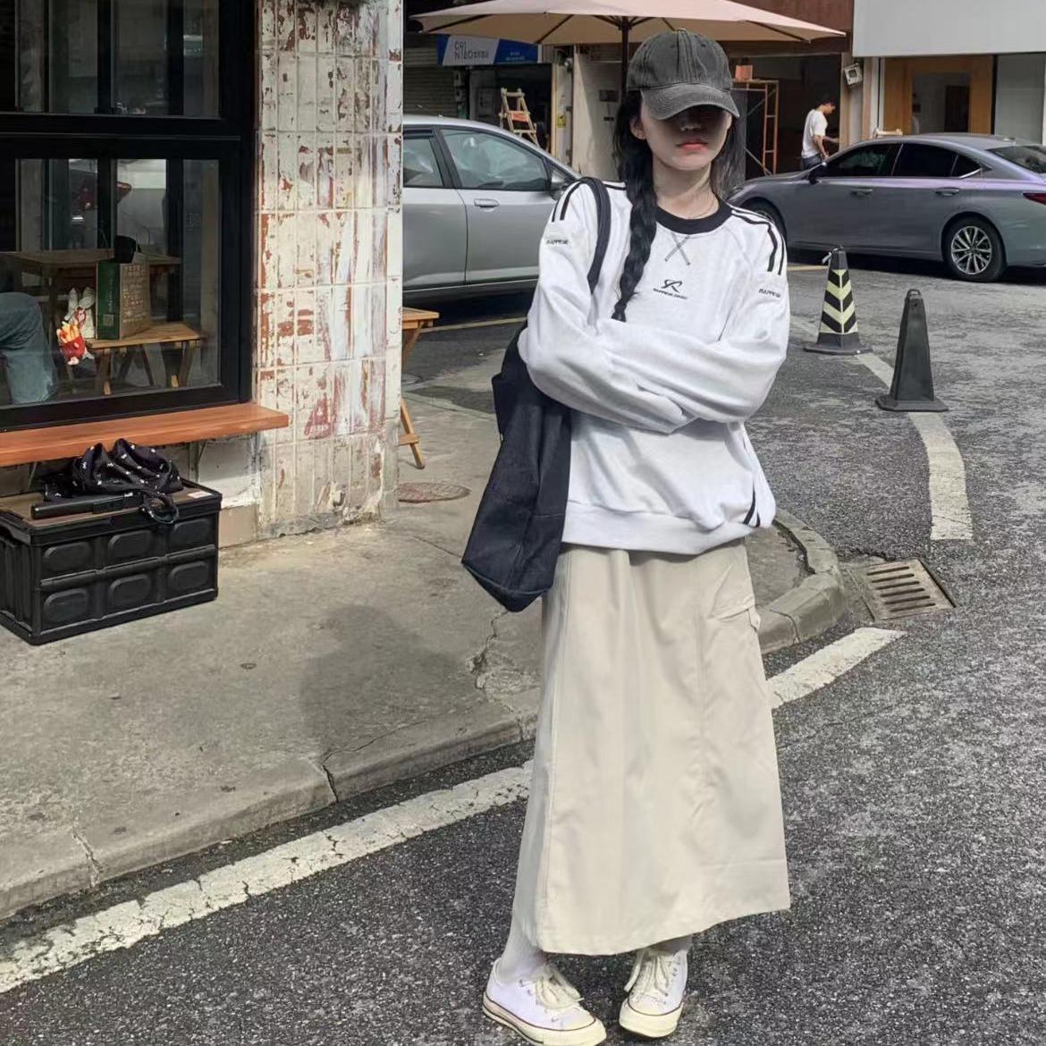 Japanese-Style Large Capacity Denim Canvas Tote Bag - Retro Minimalist Letter Design for Shopping & Commuting Japanese-Style Large Capacity Denim Canvas Tote Bag - Retro Minimalist Letter Design for Shopping & Commuting