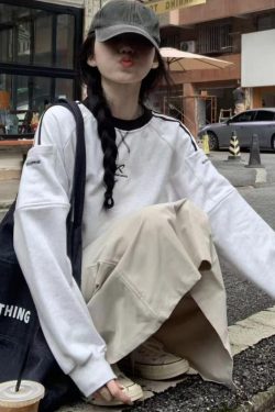 Japanese-Style Large Capacity Denim Canvas Tote Bag - Retro Minimalist Letter Design for Shopping & Commuting