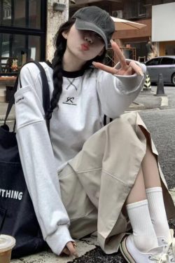 Japanese-Style Large Capacity Denim Canvas Tote Bag - Retro Minimalist Letter Design for Shopping & Commuting