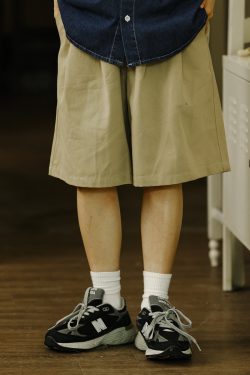 Japanese-Style Loose Fit Men's Work Shorts - Versatile Summer Casual Five-Point Pants