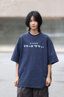 Japanese Style Loose Fit Summer T-Shirt for Men – Fun Printed Short Sleeve Round Neck Tee, Versatile 90s-Inspired Fashion