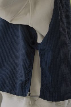 Japanese-Style Loose-Fitting Hooded Vest for Men - Casual Sleeveless Coat, Thin and Versatile for Y2K Fashion