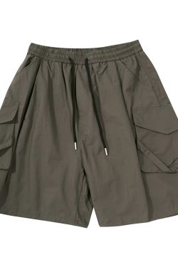 Japanese-Style Loose Multi-Pocket Five-Point Shorts for Men and Women | Summer Street Fashion Shorts