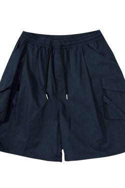Japanese-Style Loose Multi-Pocket Five-Point Shorts for Men and Women | Summer Street Fashion Shorts
