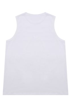 Japanese Style Loose Sleeveless Vest for Men - Simple Versatile Solid Color Pure Cotton Summer Shirt