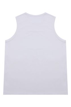 Japanese Style Loose Sleeveless Vest for Men - Simple Versatile Solid Color Pure Cotton Summer Shirt