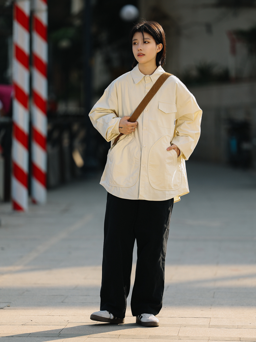 Japanese-Style Loose Straight Casual Pants for Men - Black Versatile Long Pants for Spring Fashion, Work & Everyday Wear Japanese-Style Loose Straight Casual Pants for Men - Black Versatile Long Pants for Spring Fashion, Work & Everyday Wear