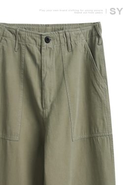 Japanese-Style Loose Straight Casual Pants for Men - Black Versatile Long Pants for Spring Fashion, Work & Everyday Wear