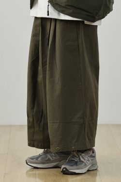 Japanese-Style Loose Straight Retro Work Pants for Men - City Boy Cropped Wide-Leg Trendy Trousers