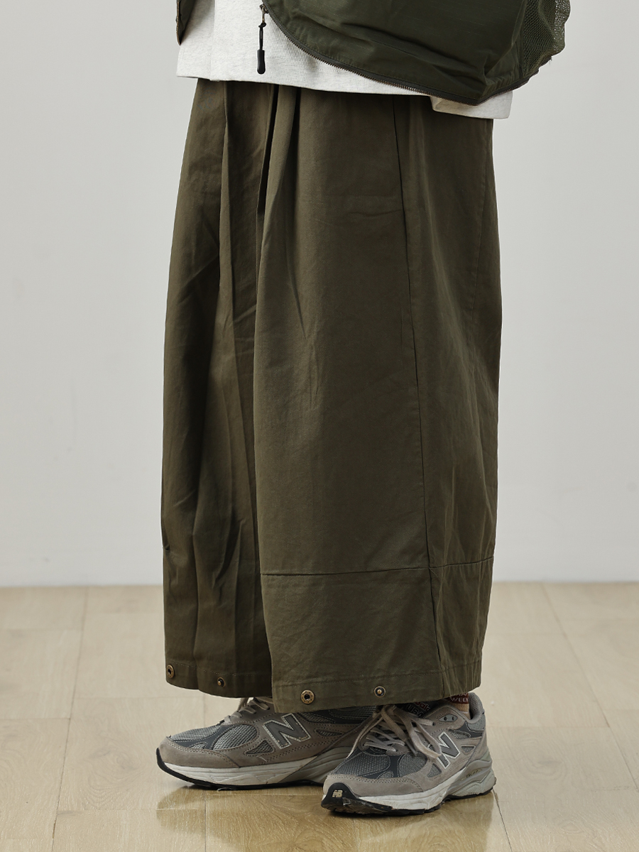 Japanese-Style Loose Straight Retro Work Pants for Men - City Boy Cropped Wide-Leg Trendy Trousers Japanese-Style Loose Straight Retro Work Pants for Men - City Boy Cropped Wide-Leg Trendy Trousers