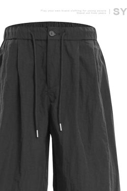 Japanese-Style Loose Wide-Leg Trousers for Men and Women - Summer Casual Straight Pants