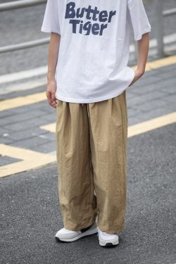 Japanese-Style Loose Wide-Leg Trousers for Men and Women - Summer Casual Straight Pants
