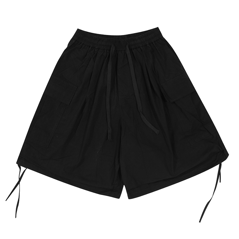 Japanese-Style Loose Wide-Leg Work Shorts for Men - Trendy Summer Couple's Fashion, Casual Comfort, Y2K Inspired Japanese-Style Loose Wide-Leg Work Shorts for Men - Trendy Summer Couple's Fashion, Casual Comfort, Y2K Inspired