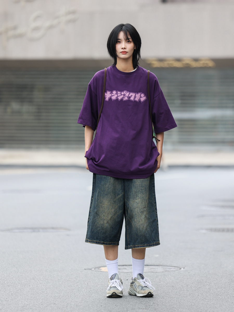 Japanese Style Printed Short-Sleeve T-Shirt for Men - Trendy Loose Casual Tee, Summer Fashion Essential Japanese Style Printed Short-Sleeve T-Shirt for Men - Trendy Loose Casual Tee, Summer Fashion Essential