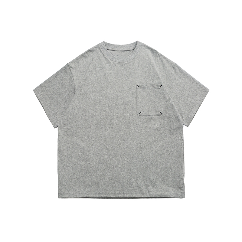 Japanese-Style Retro Cityboy Pocket Short-Sleeve T-Shirt for Men and Women - Summer Loose Casual Half-Sleeve Top Japanese-Style Retro Cityboy Pocket Short-Sleeve T-Shirt for Men and Women - Summer Loose Casual Half-Sleeve Top