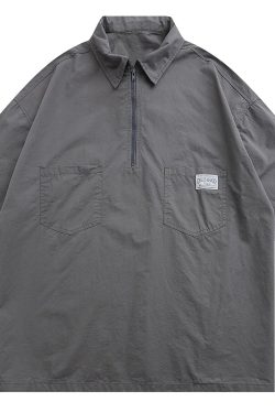 Japanese-Style Retro Loose Polo Shirt for Men and Women - Unisex Casual Short Sleeve T-Shirt, Summer City Boy Trend