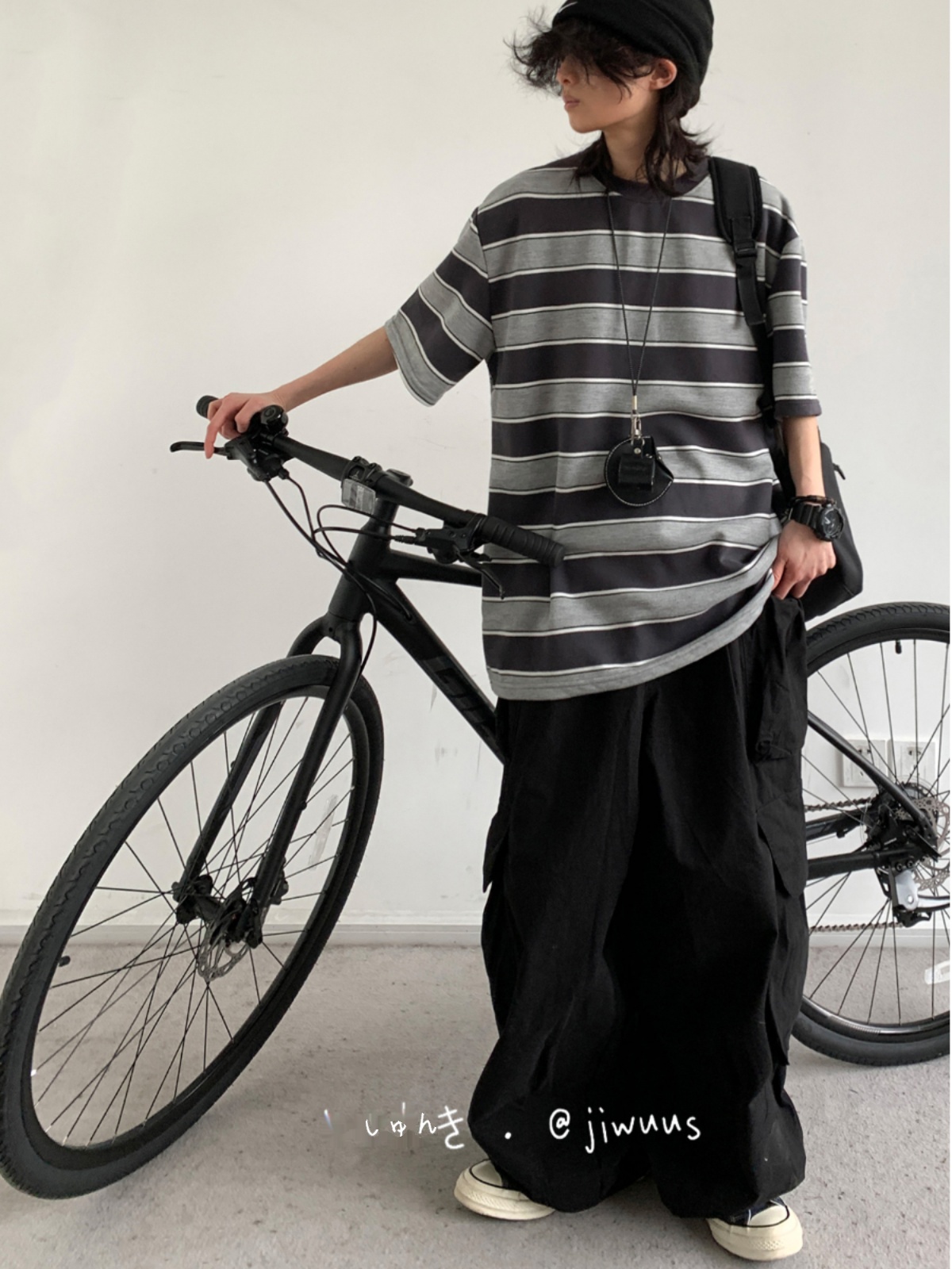 Japanese-Style Retro Striped Round Neck Short Sleeve T-Shirt for Summer, Unisex Loose College Style Half-Sleeve Top Japanese-Style Retro Striped Round Neck Short Sleeve T-Shirt for Summer, Unisex Loose College Style Half-Sleeve Top